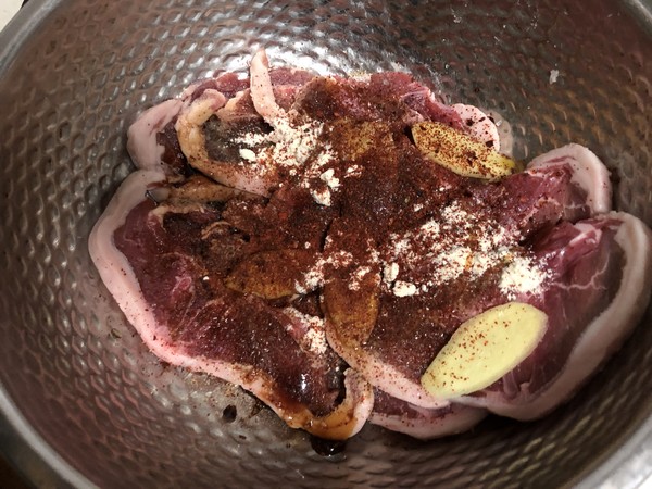 Spicy Lamb Butterfly Steak recipe