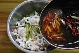 Cucumber Mixed Squid recipe