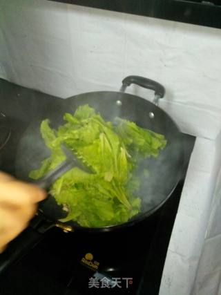 #快手懒人饭# Lettuce with Garlic and Oyster Sauce recipe
