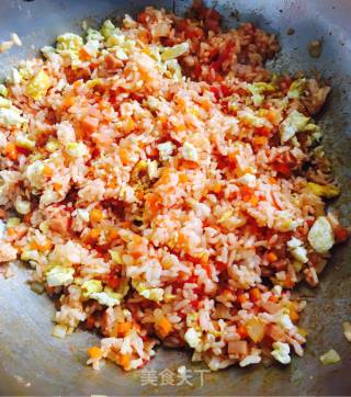 Fried Rice with Tomato and Egg recipe