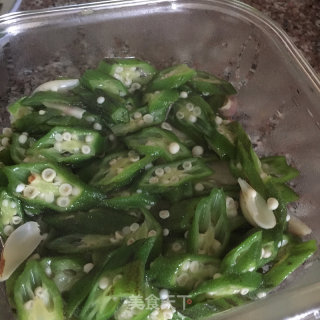 Bean Sauce Lily Okra recipe