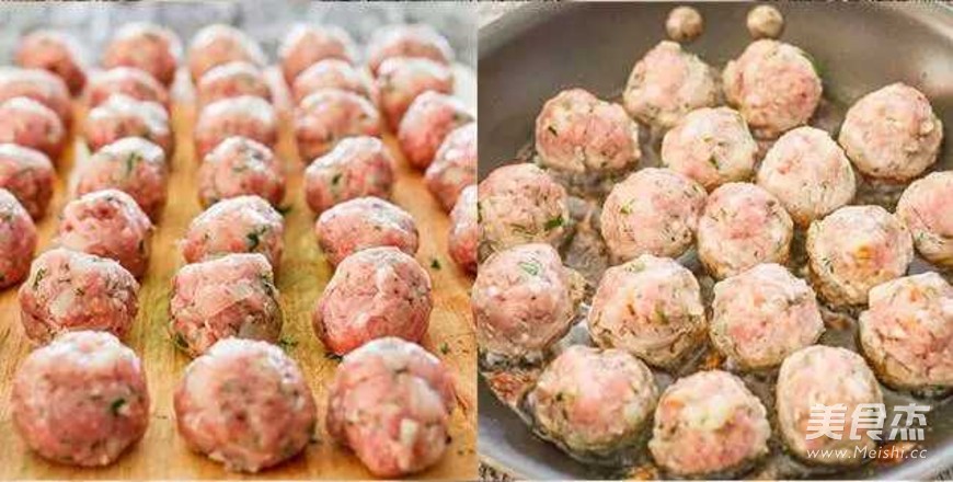 Scallion Beef Balls recipe