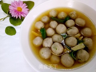 Taro Balls in Clear Soup recipe