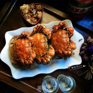 Steamed Hairy Crabs recipe