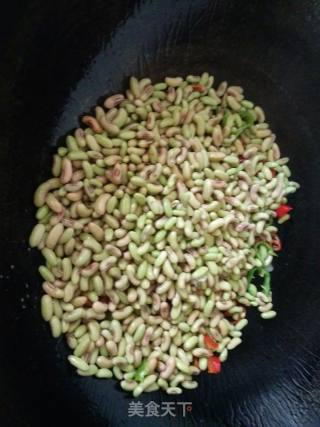 Fried Beans and Rice recipe