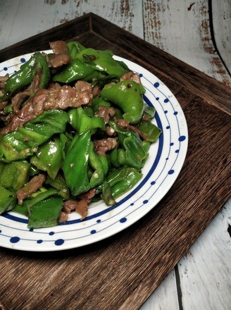 Stir-fried Shredded Pork with Green Pepper recipe