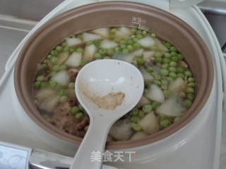 Pea Duck Bone Carrot Soup recipe