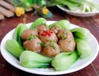 One Bite of Mini Lion Head-----small Meatballs with Sauce recipe