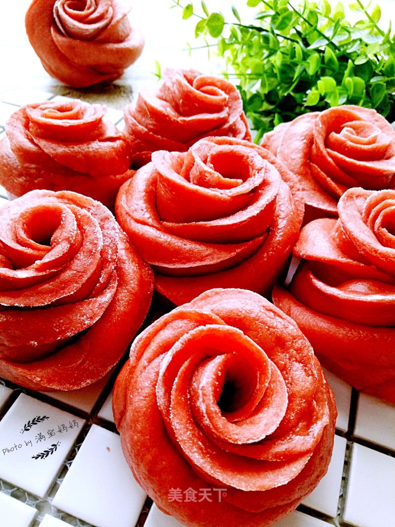 Okara Red Rose Bun recipe