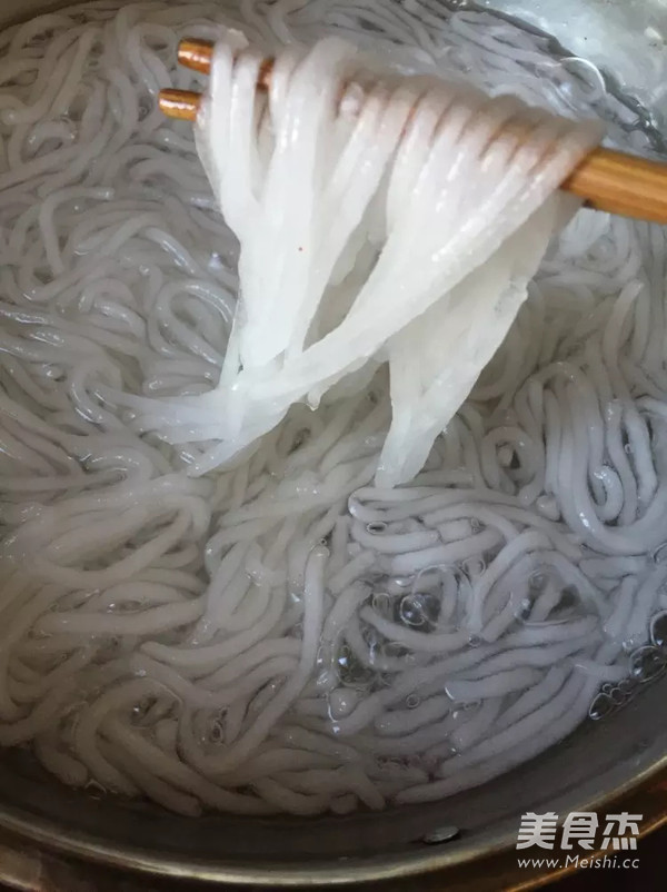 Hot and Sour Potato Noodles recipe