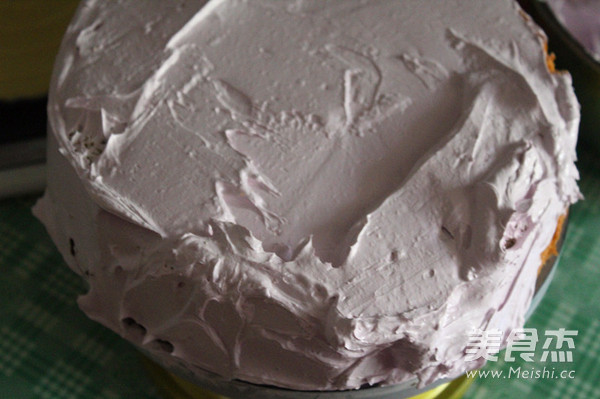 Purple Romantic Birthday Cake recipe