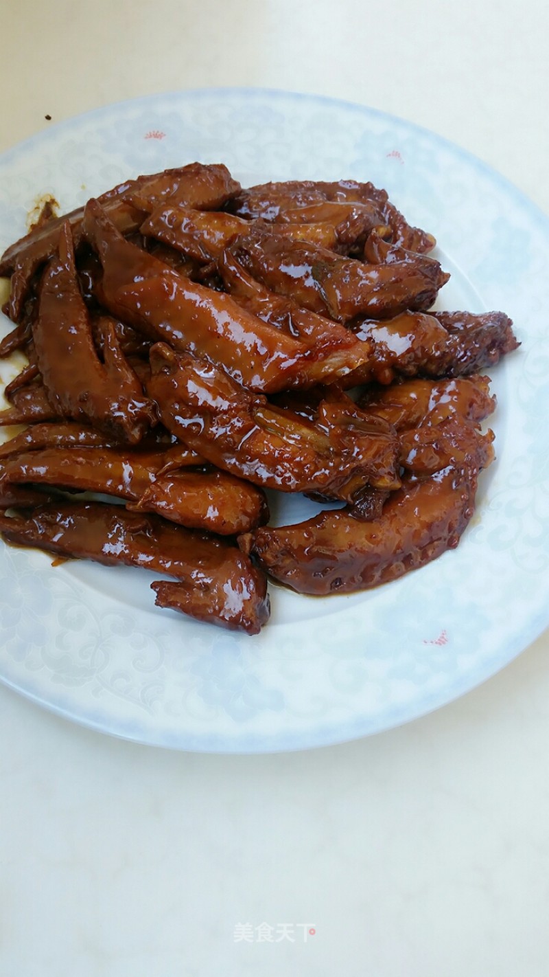 Braised Wing Tip Chicken Neck recipe