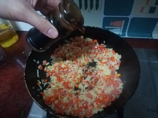 Salted Egg Yolk Fried Rice recipe