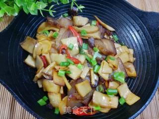 Griddle Bacon and Pleurotus Eryngii recipe