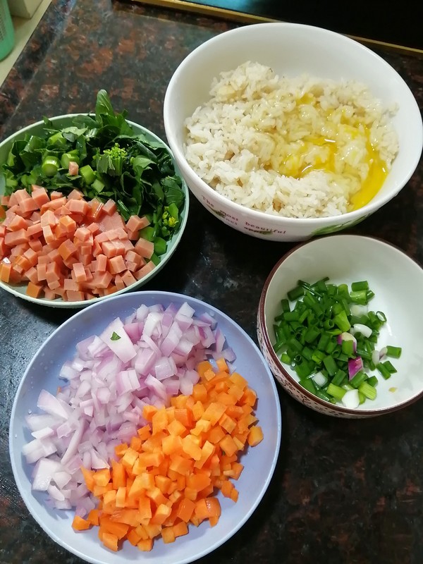 Make An Exquisite Meal~~fried Rice with Mixed Vegetables recipe