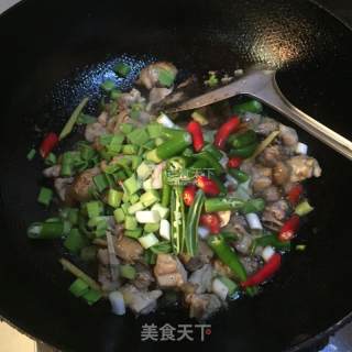 Stir-fried Young Cock recipe