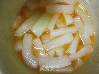 Fruit Preserved Melon Strips recipe