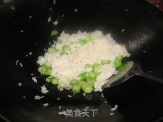 Fried Rice with Choy Sum and Egg recipe