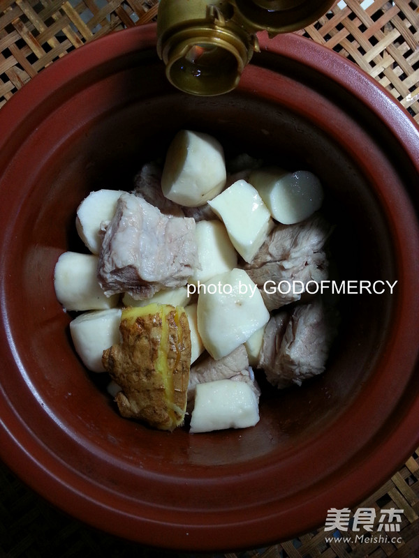 Yam Pork Ribs Soup recipe