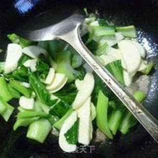 Stir-fried Vegetables with Shrimp and Rice White recipe