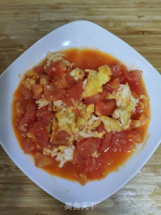 Scrambled Eggs with Tomatoes recipe