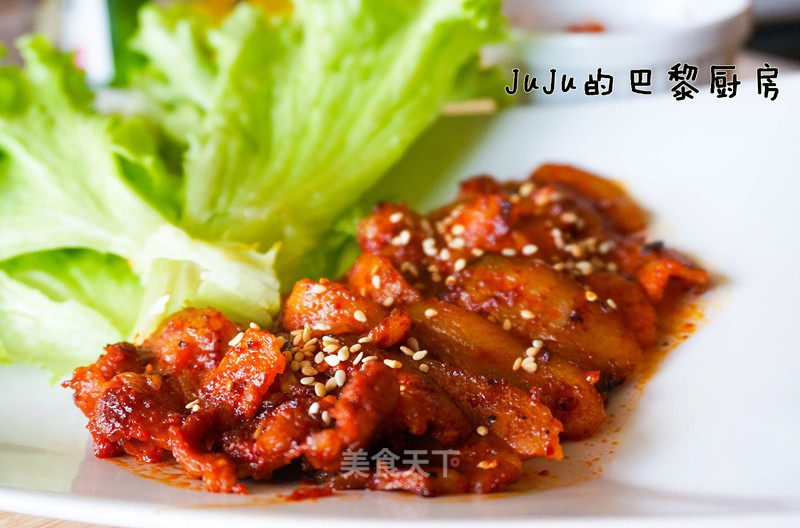 Korean Roasted Pork Belly recipe