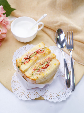 Tuna Floss Sandwich recipe