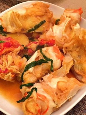 Stir-fried King Crab recipe