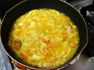 Tomato Wanton Egg Tofu recipe