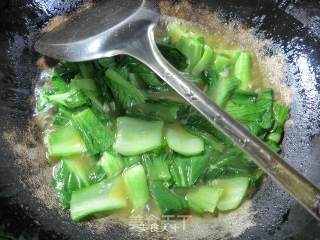 Curry Beef Tendon Stir-fried Green Vegetables recipe