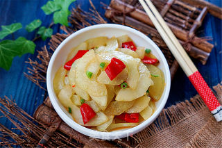 Vegetarian Stir-fried Hot and Sour Vegetable Melon recipe