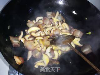 #蜡味#potato Chips with Bacon and Mushrooms recipe