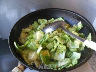 Fried Green Cabbage recipe