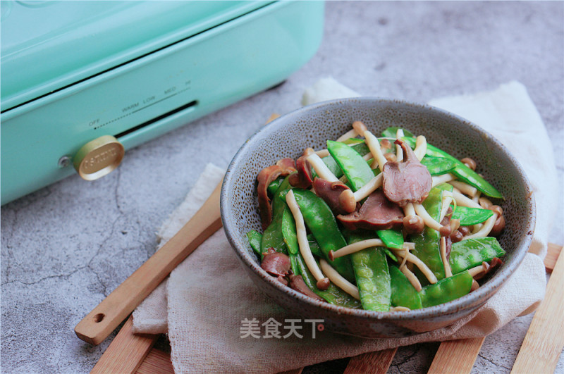 Stir-fried Duck Gizzards with Double Vegetables recipe