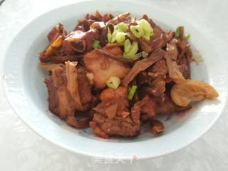 Braised Pork Ribs with Dry Vegetables recipe