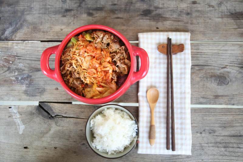 Korean Kimchi Beef Pot recipe