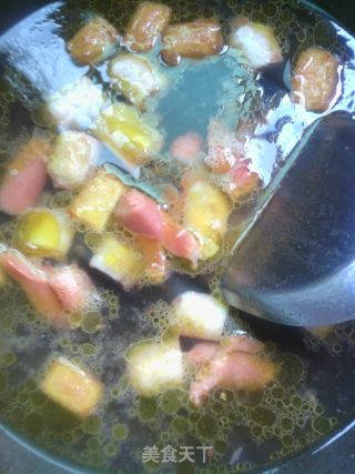 Red Soup-amaranth Fish Tofu Soup recipe