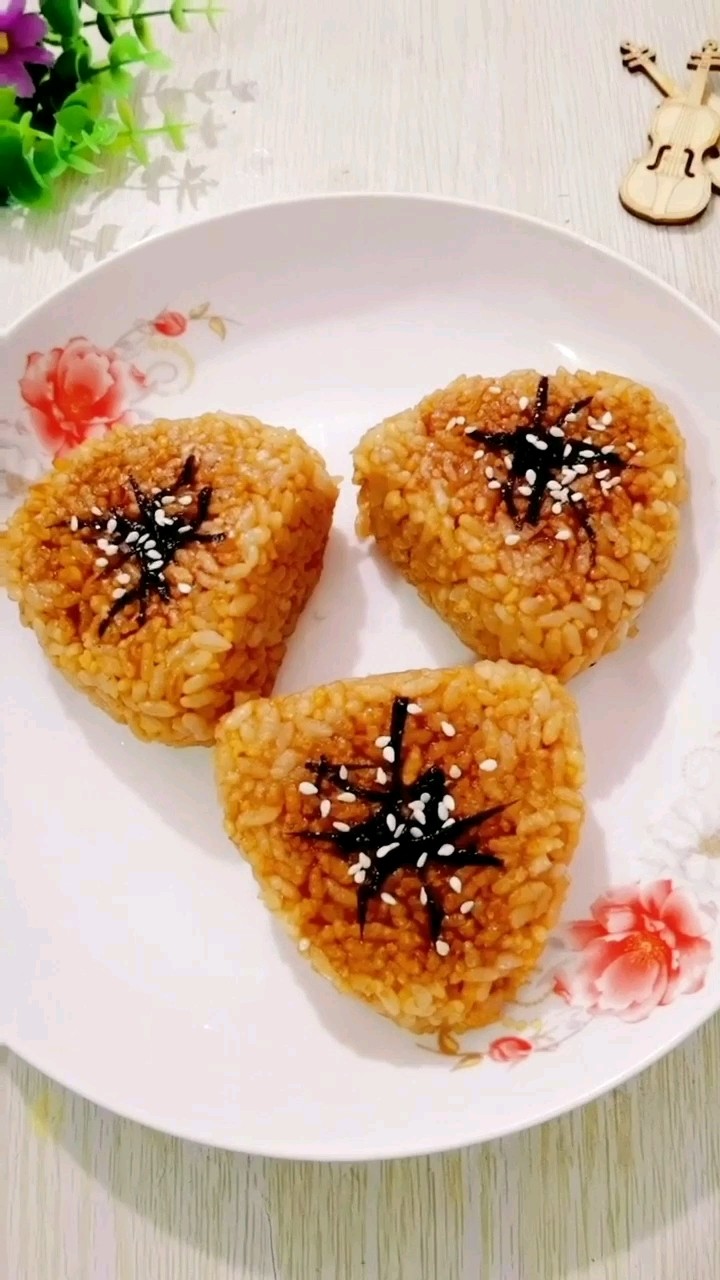 Japanese Style Soy Sauce Rice Ball