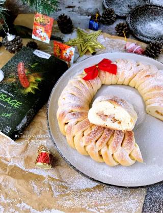 Christmas Wreath Bread recipe
