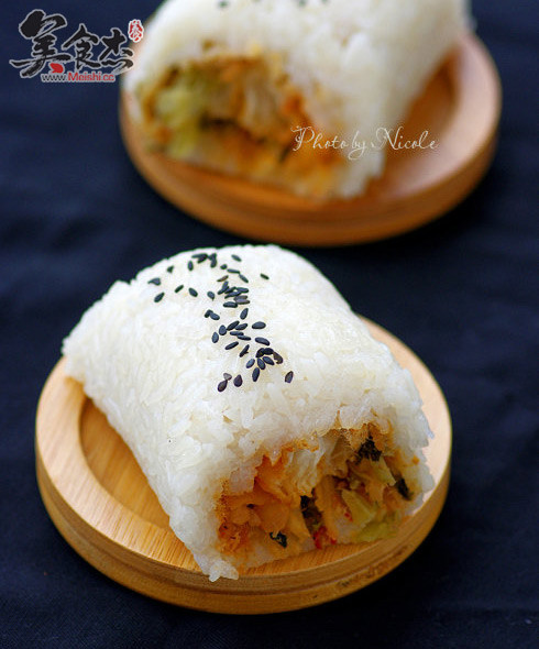 Glutinous Rice Wrapped Fritters recipe