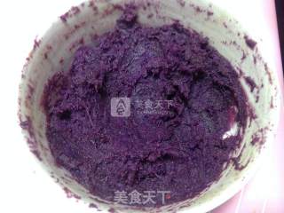 Purple Sweet Potato Rice Cake recipe