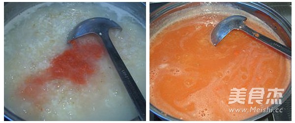 Peach Blossom Porridge recipe