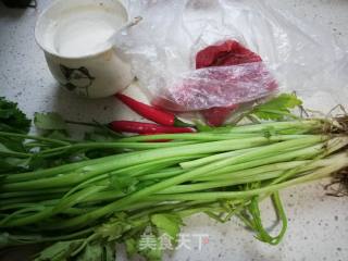 Stir-fried Donkey Meat with Celery recipe