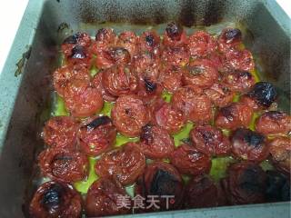 Roasted Baby Tomatoes with Mushroom Sauce recipe