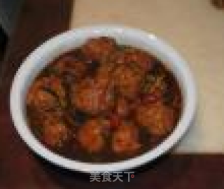 Meat Ball with Soy Sauce recipe