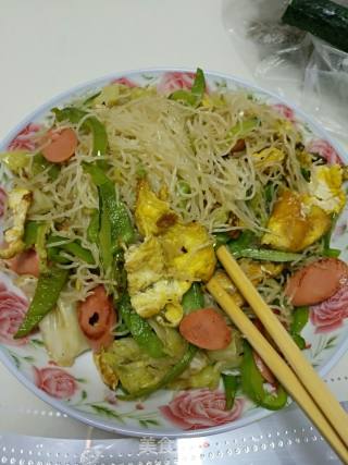Family Version Fried Rice Noodles recipe