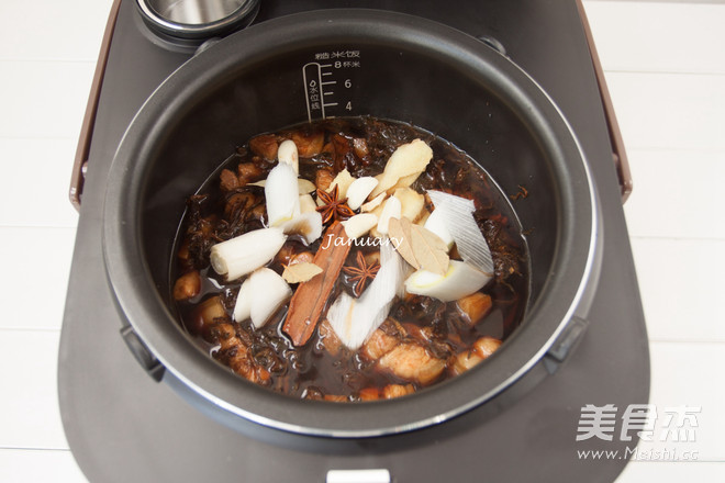 Supor Steam Ball Kettle Plum Dried Vegetables Braised Pork recipe