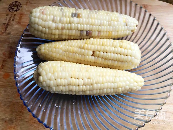 Sesame Corn Glutinous Rice Cake recipe