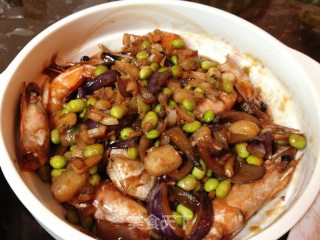 Edamame Braised Prawns recipe