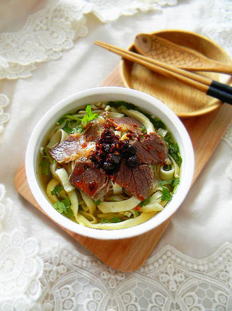 Beef Noodles with Black Bean Sauce recipe